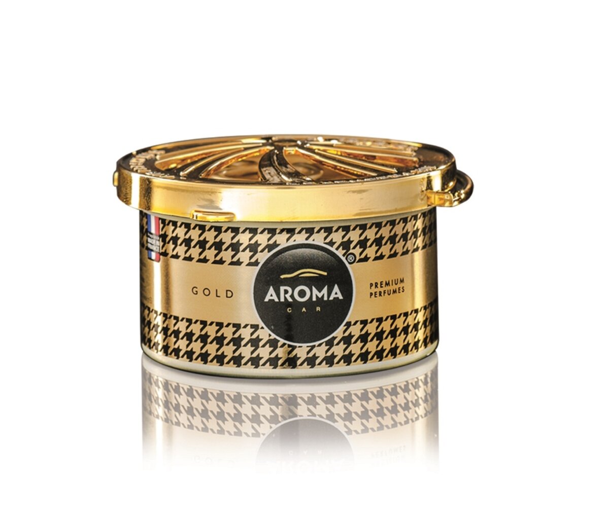 Автомобільний Ароматизатор Aroma Car Prestige Organic Green Tea Gold гелевий (92516) | Аромат: Парфуми дивитися фото №1