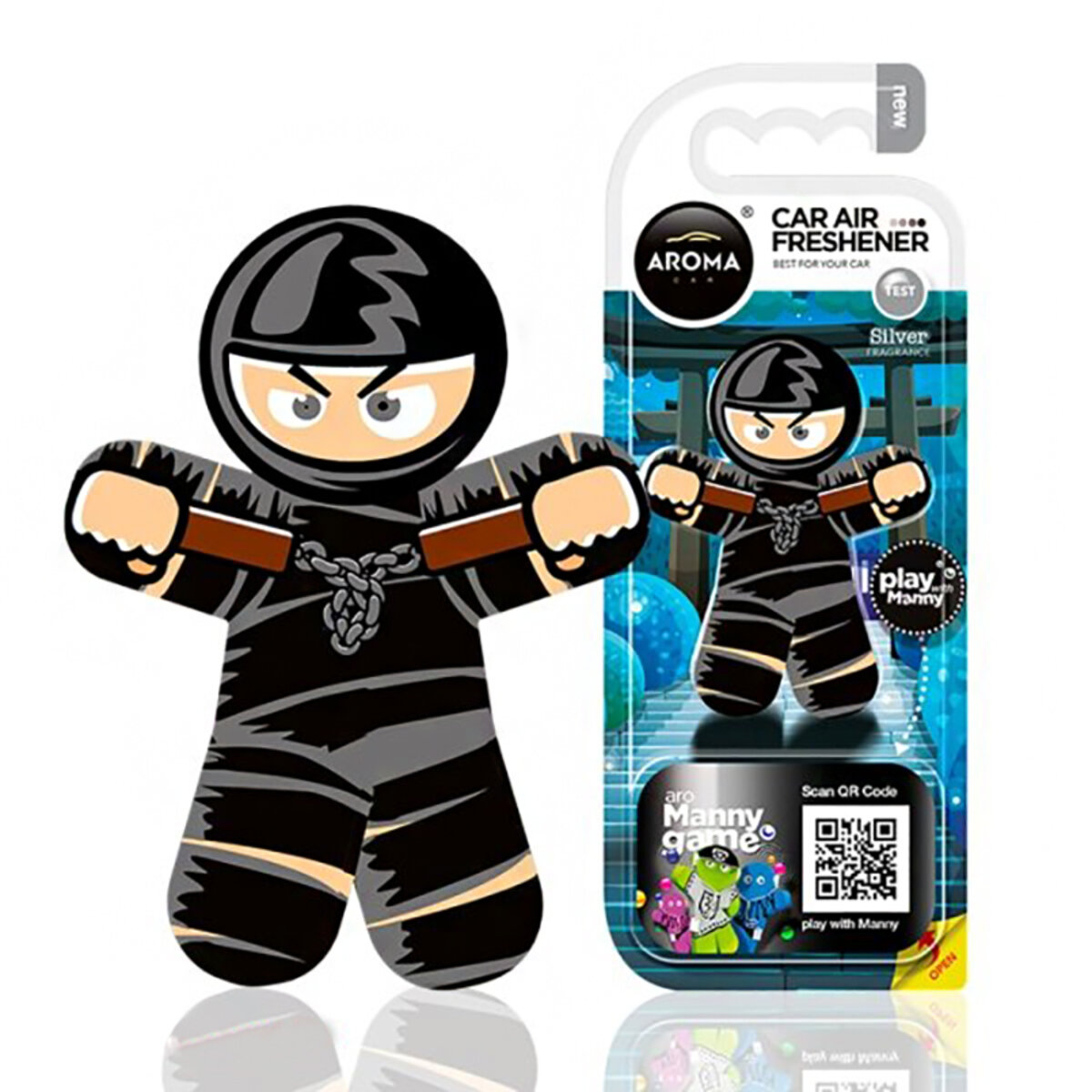 Ароматизатор Aroma Car Manny - Ninja (83735) дивитися фото №1