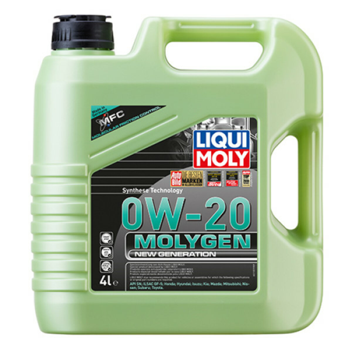 Моторне масло Liqui Moly Molygen New Generation 0W-20 4л (21357) дивитися фото №1