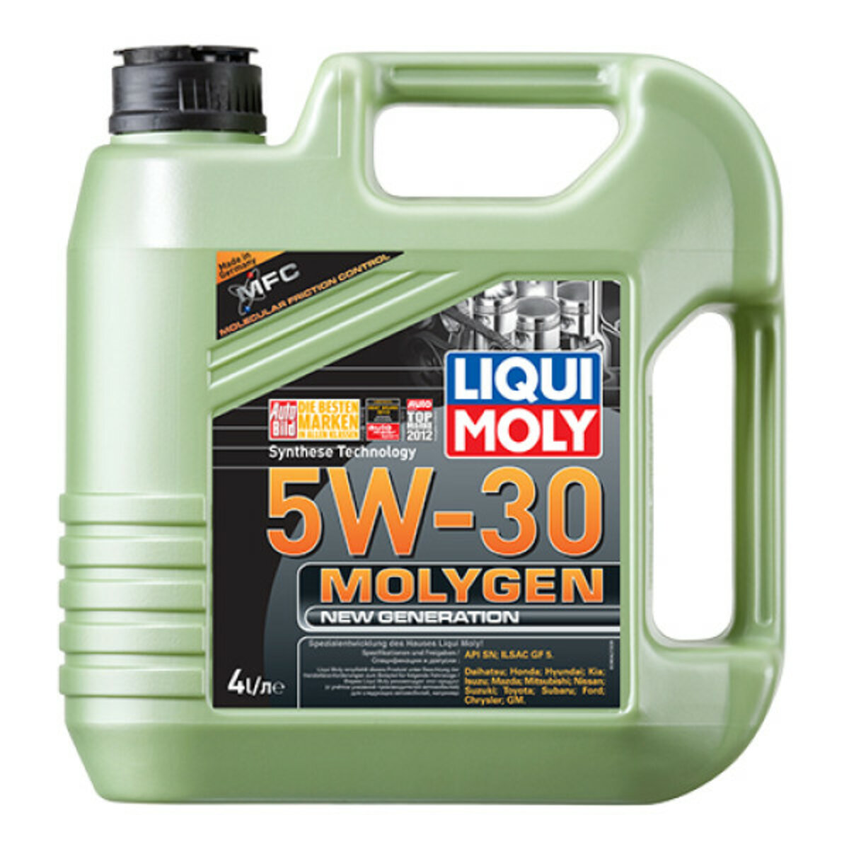 Моторне масло Liqui Moly Molygen New Generation 5W-30 4л (9089) дивитися фото №1