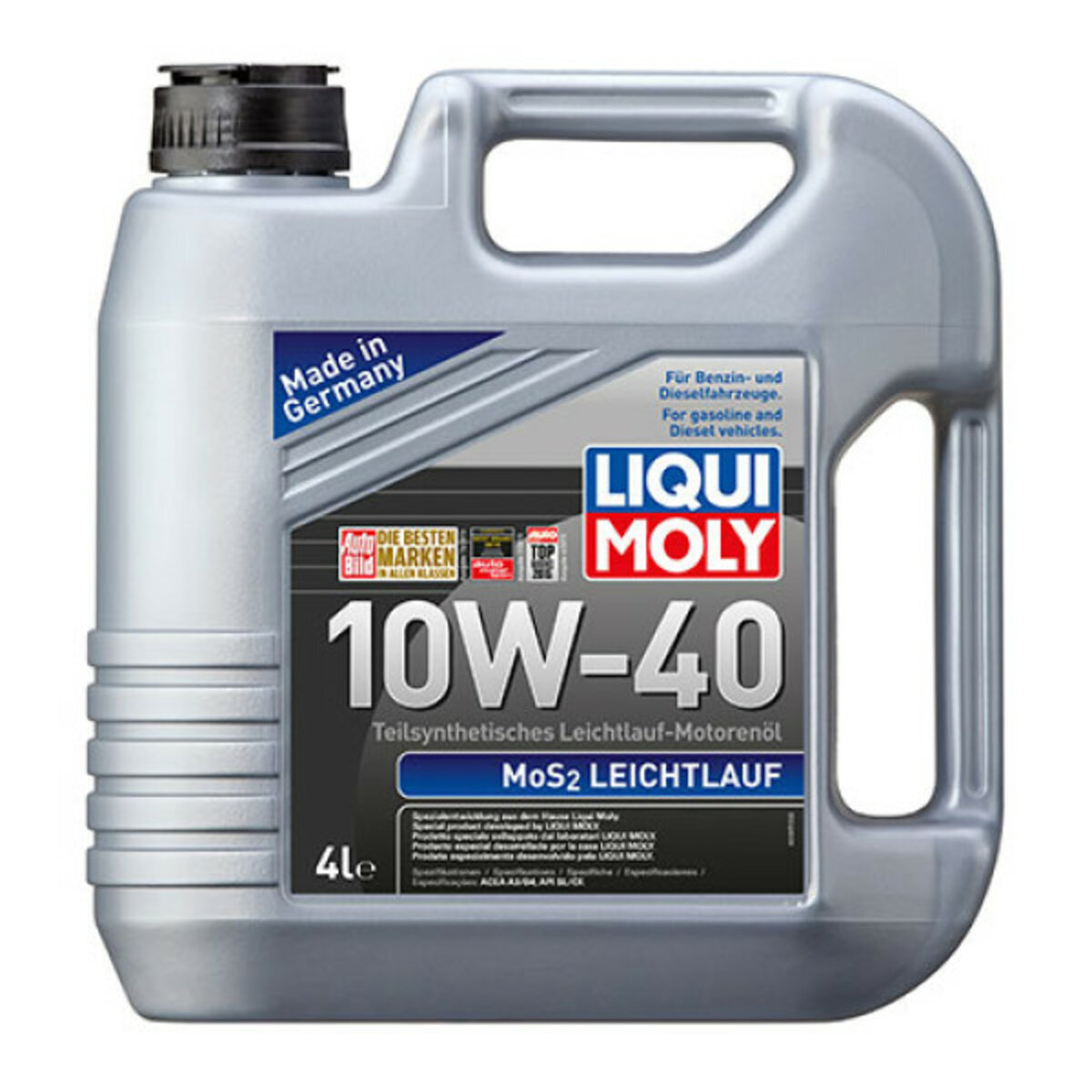 Моторне масло Liqui Moly MoS2 Leichtlauf SAE 10W-40 4л (6948) дивитися фото №1