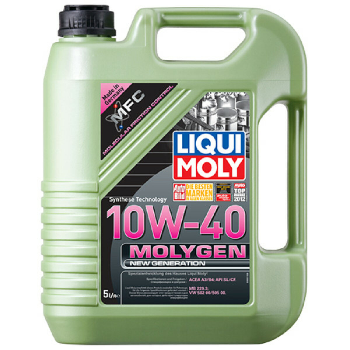 Моторне масло Liqui Moly Molygen New Generation 10W-40 5л (9951) дивитися фото №1
