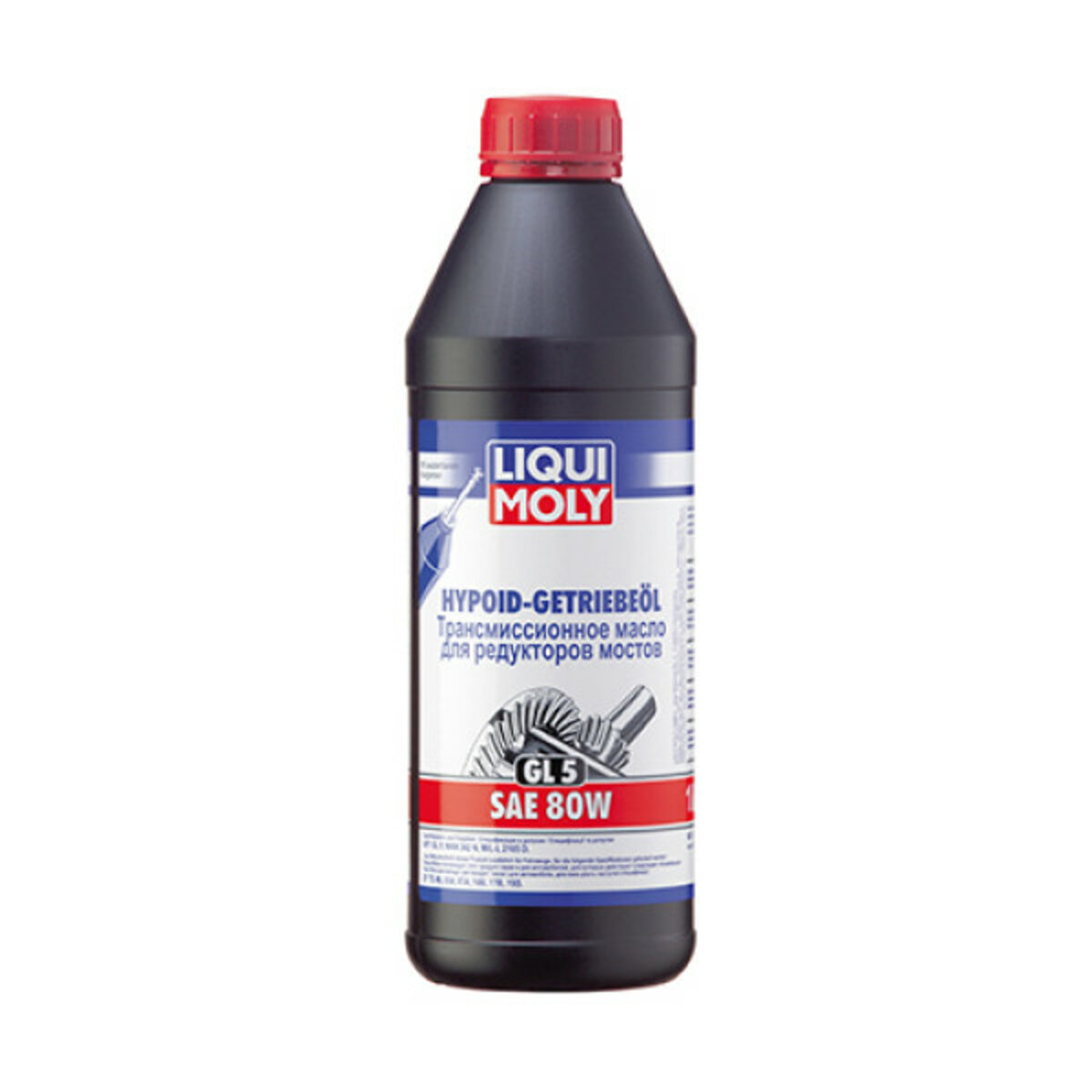Трансмісійне масло Liqui Moly Hypoid-Geriebeoil SAE 80W GL5 1л (1025) дивитися фото №1