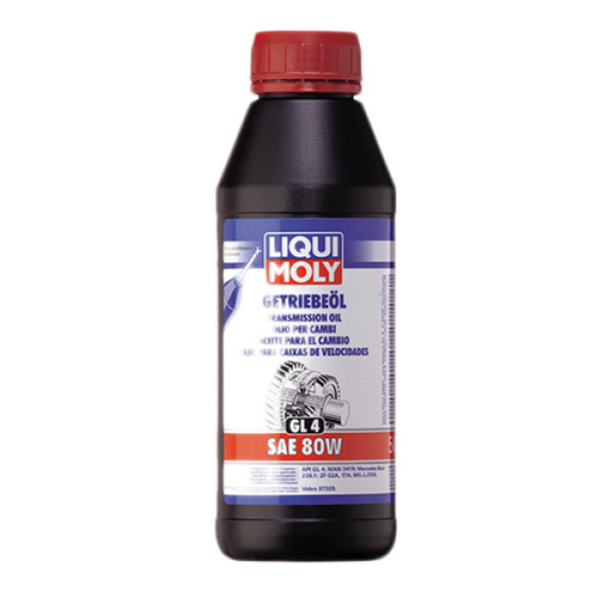 Трансмісійне масло Liqui Moly Getriebeoil SAE 80W GL4 1л (1020) дивитися фото №1