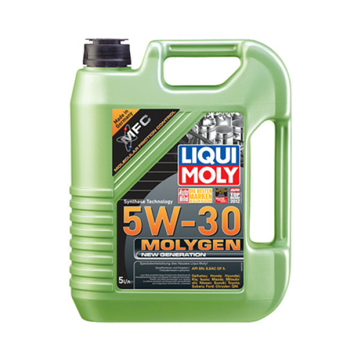 Моторне масло Liqui Moly Molygen New Generation 5W-30 5л (9952) дивитися фото №1
