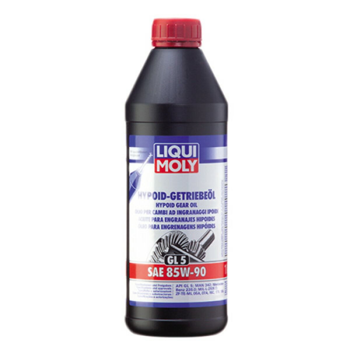 Трансмісійне масло Liqui Moly Hypoid-Getriebeol SAE 85W-90 GL5 1л (1035) дивитися фото №1