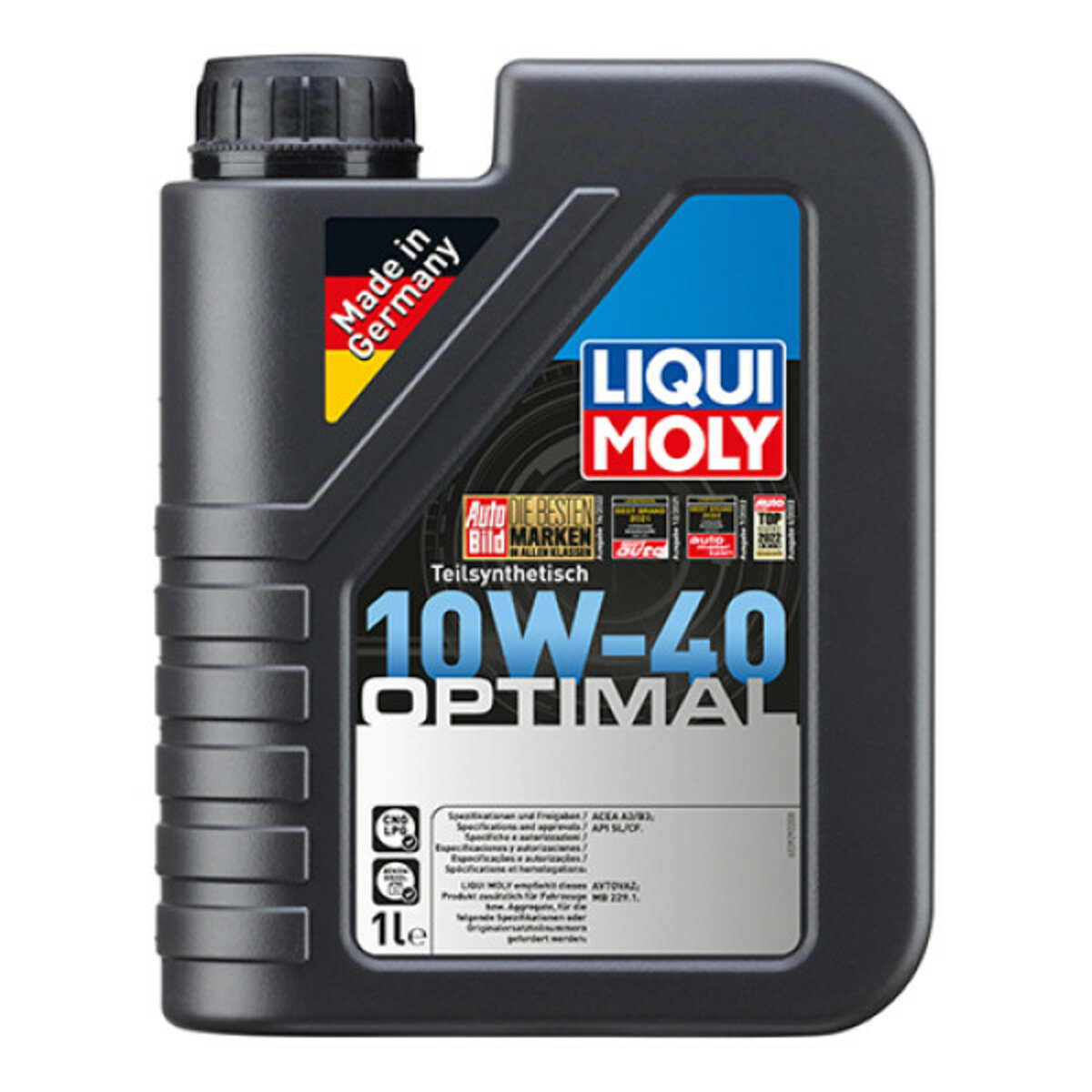 Моторне масло Liqui Moly Optimal SAE 10W-40 1л (3929) дивитися фото №1