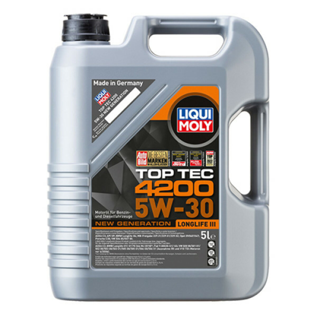 Моторне масло Liqui Moly Top Tec 4200 SAE 5W-30 5л (8973) дивитися фото №1