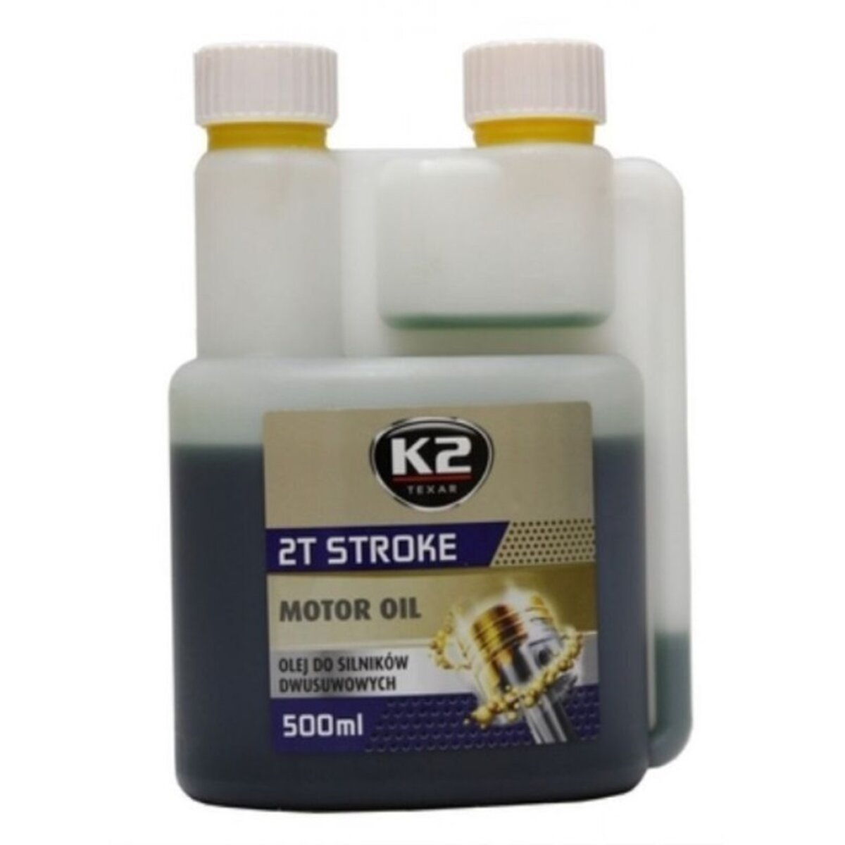 Моторное масло K2 2T Stroke Oil Green 500мл (O528GREENML500E) смотреть фото №1
