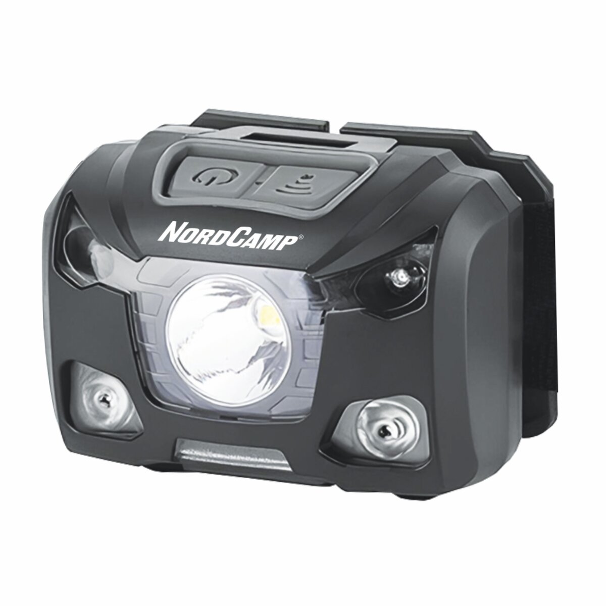 Ліхтар налобний Nord Camp 250Lm, 5W XPG, 1200mAh/3xAAA, з сенсором білий/червоний (NC30700) дивитися фото №1