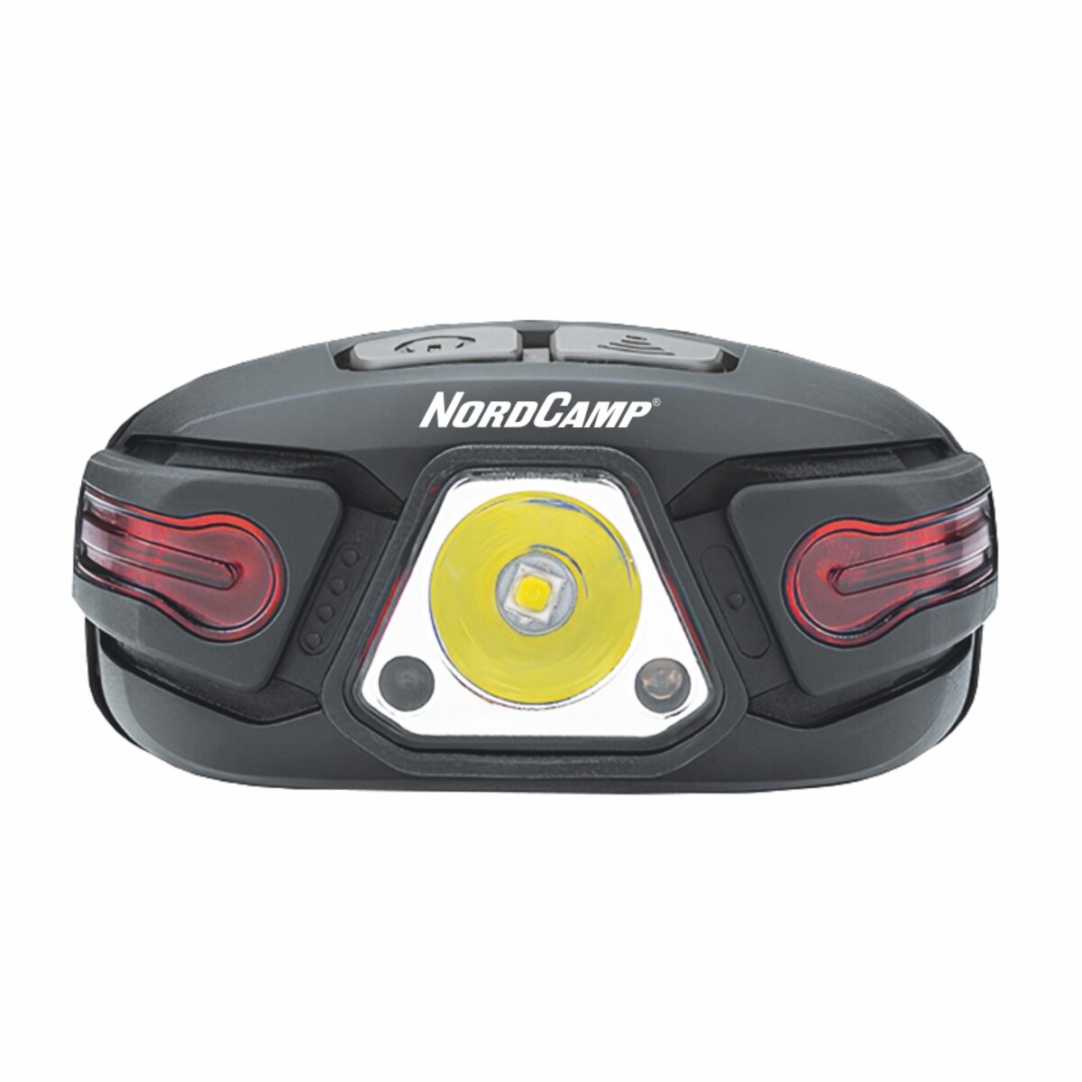 Ліхтар налобний Nord Camp 250Lm, 5W LED, 850mAh, з сенсором білий/червоний (NC30500) дивитися фото №2