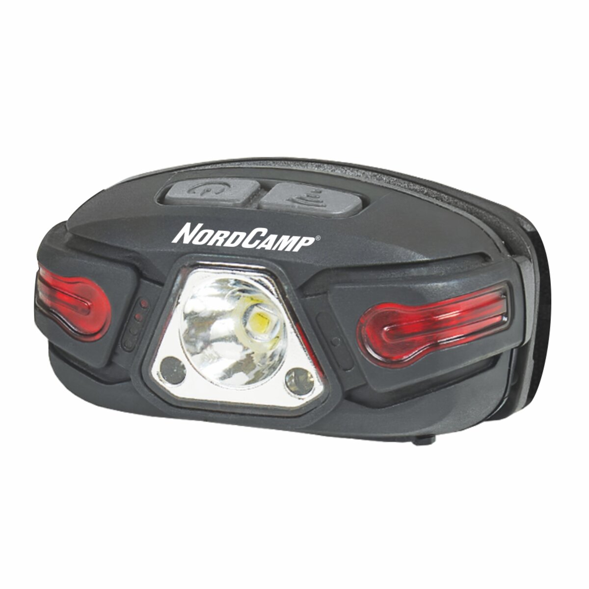 Ліхтар налобний Nord Camp 250Lm, 5W LED, 850mAh, з сенсором білий/червоний (NC30500) дивитися фото №1