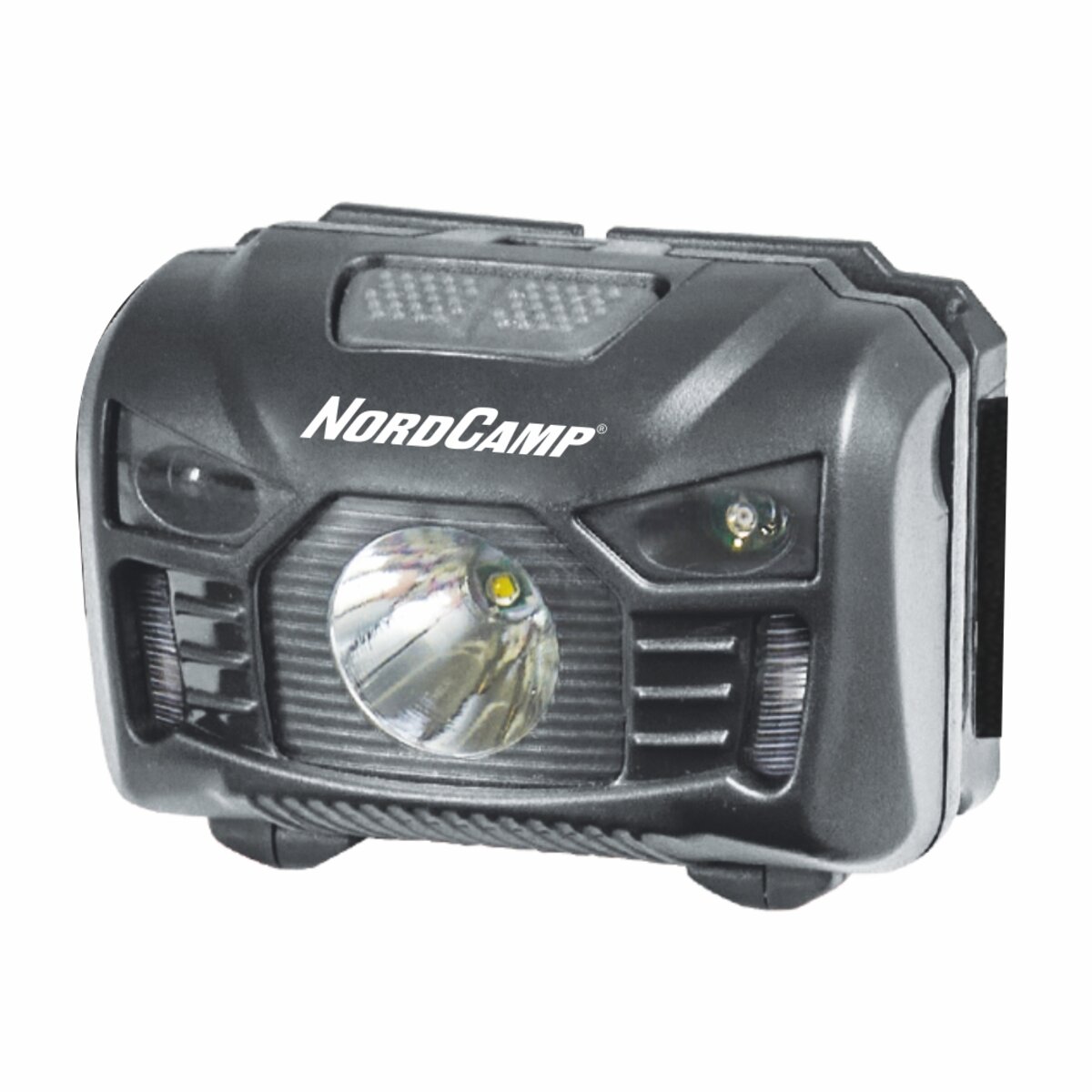 Ліхтар налобний Nord Camp 100Lm, 3W LED, 3xAAA, з сенсором білий/червоний (NC30200) дивитися фото №1