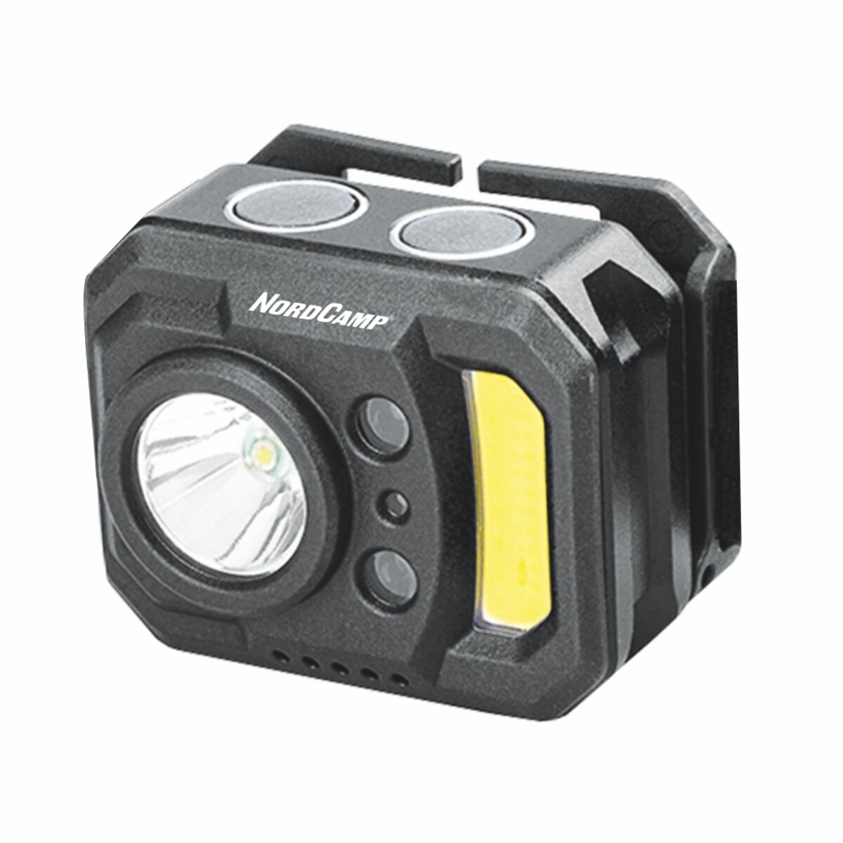 Ліхтар налобний Nord Camp 140+130Lm, 3W XPE+3W COB, 850mAh, з сенсором білий/червоний (NC30610) дивитися фото №1
