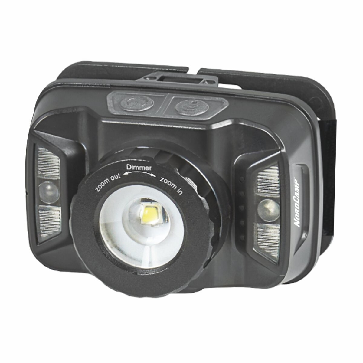 Ліхтар налобний Nord Camp 260Lm, 5W CREE XTE, 1800mAh, Zoom, з сенсором білий/червоний (NC30800) дивитися фото №1