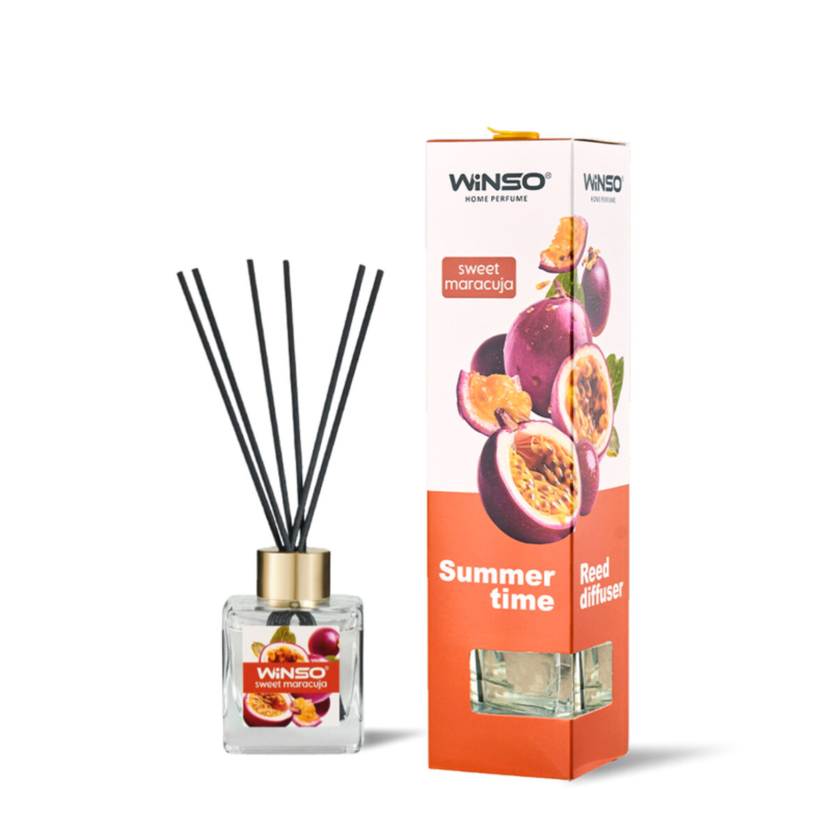 Аромадифузор з паличками Winso Summer Time - Sweet Maracuja 50мл (990640) дивитися фото №1