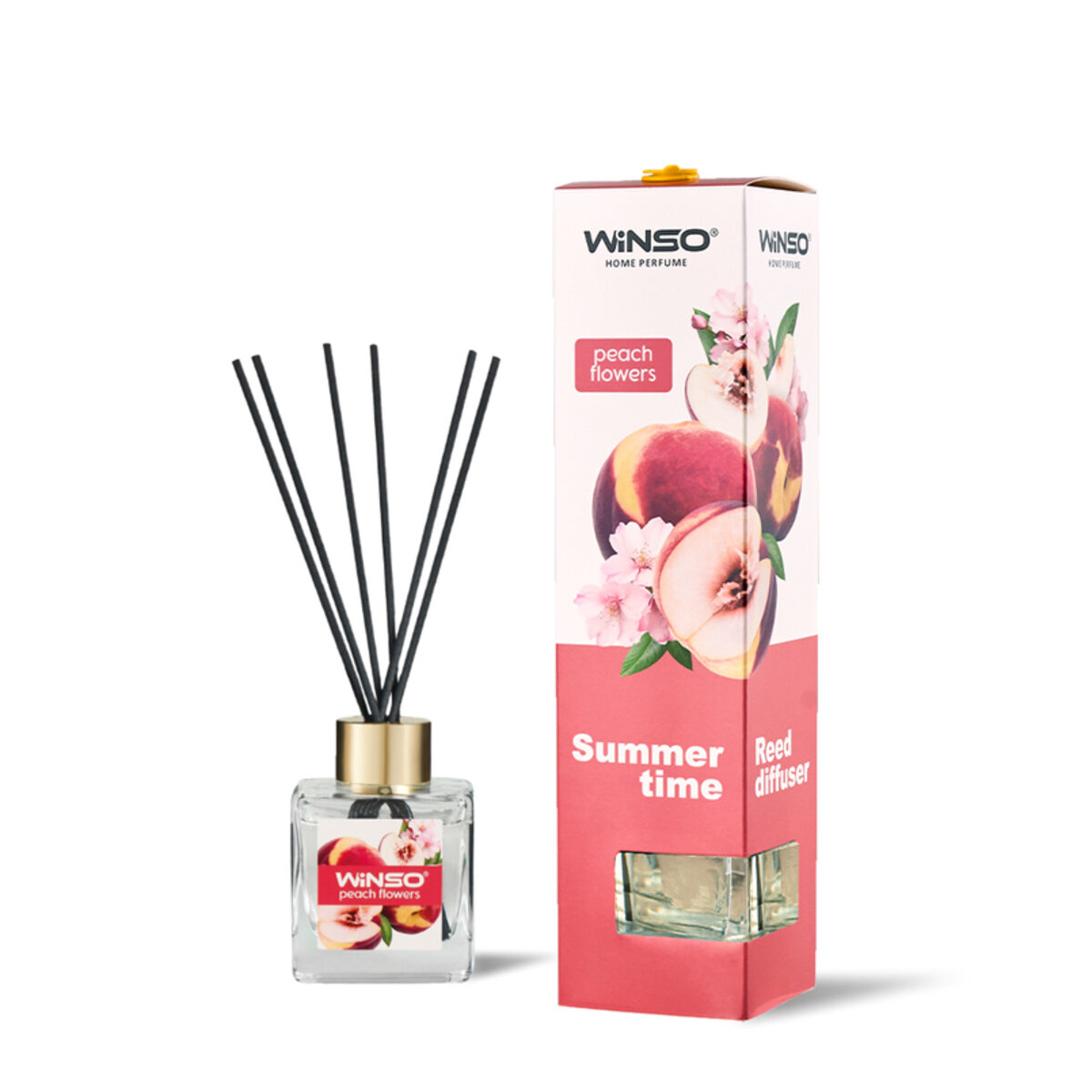 Аромадифузор з паличками Winso Summer Time - Peach Flowers 50мл (990580) дивитися фото №1