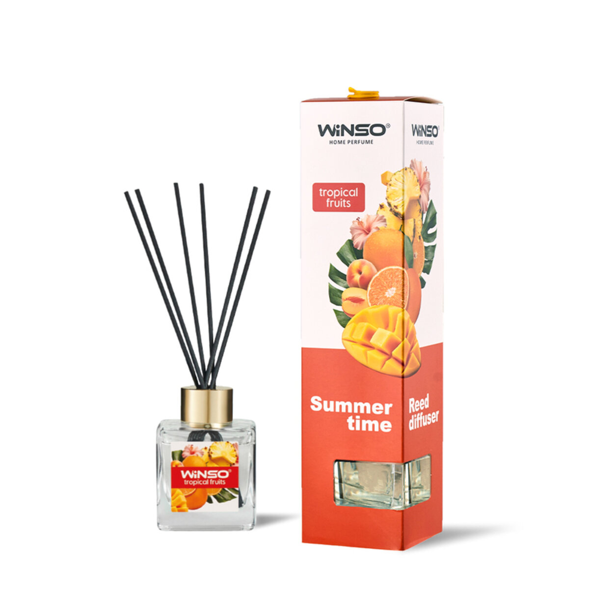 Аромадифузор з паличками Winso Summer Time - Tropical Fruits 50мл (990650) дивитися фото №1