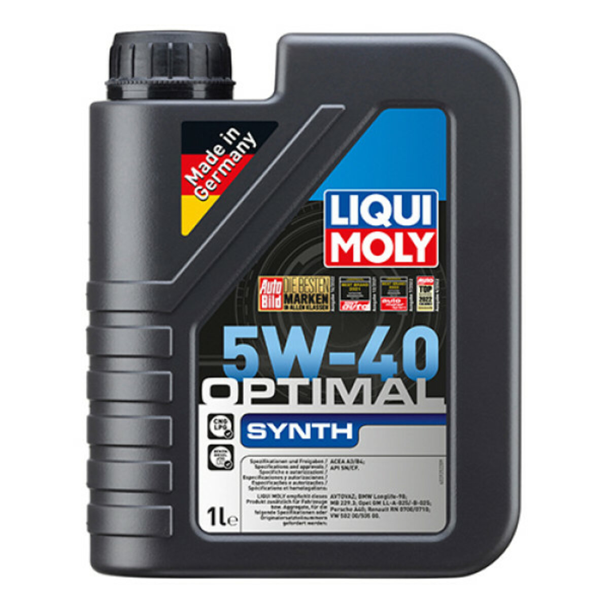 Моторне масло Liqui Moly Optimal Synth 5W-40 1л (3925) дивитися фото №1