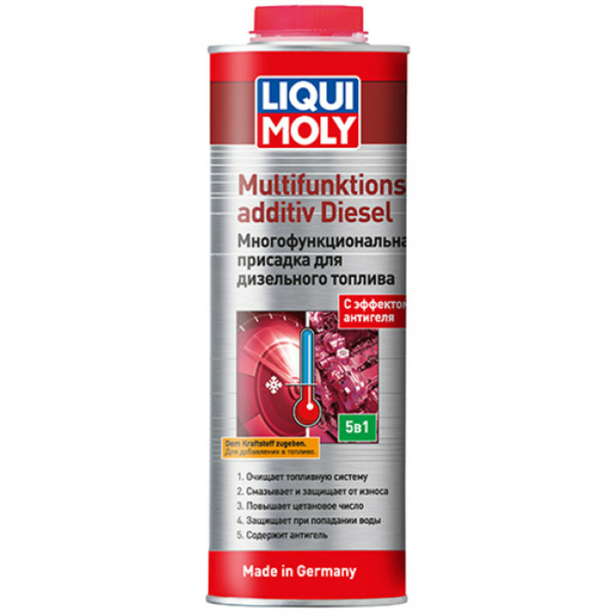 Присадка для дизелю Liqui Moly Multifunktionsadditiv Diesel багатофункціональна 1л (39025) дивитися фото №1