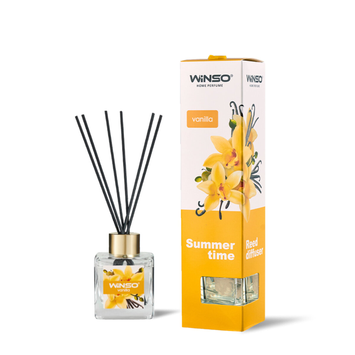 Аромадифузор з паличками Winso Summer Time - Vanilla 50мл (990660) дивитися фото №1