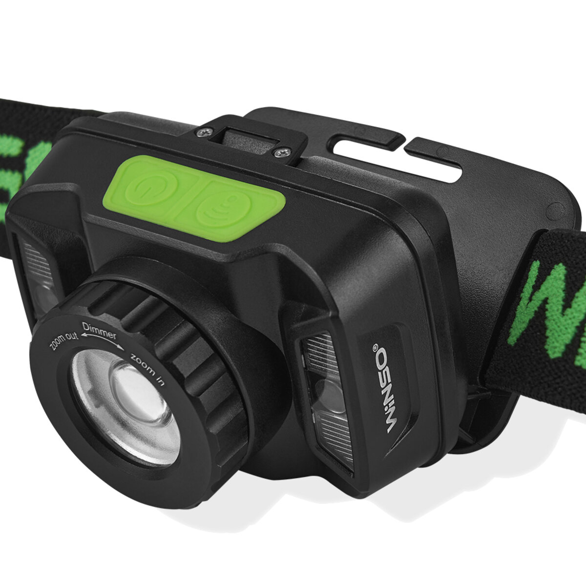 Ліхтар налобний Winso 260Lm, 5W CREE XTE, 1800mAh, Zoom, з сенсором білий/червоний (750700) дивитися фото №4