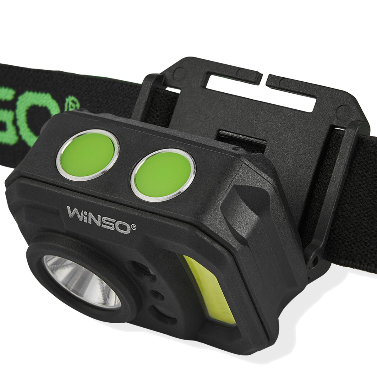 Ліхтар налобний Winso 140+130Lm, 3W XPE+3W COB, 850mAh, з сенсором білий/червоний (750620) дивитися фото №4