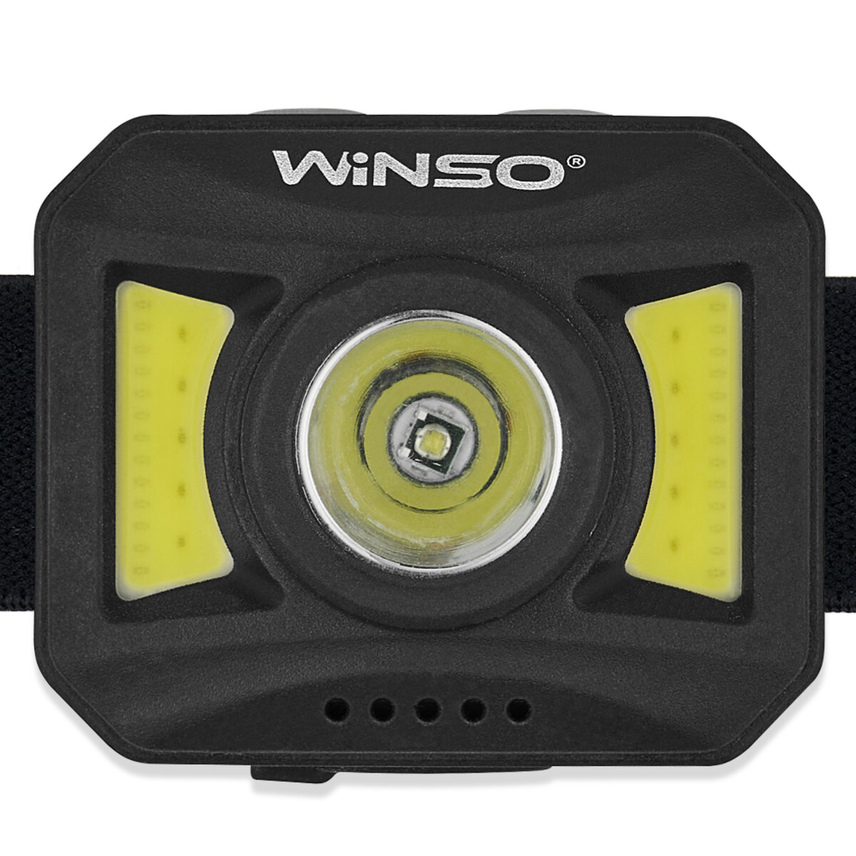 Ліхтар налобний Winso 150+140Lm, 3W+COB, 850mAh, білий/червоний (750600) дивитися фото №2