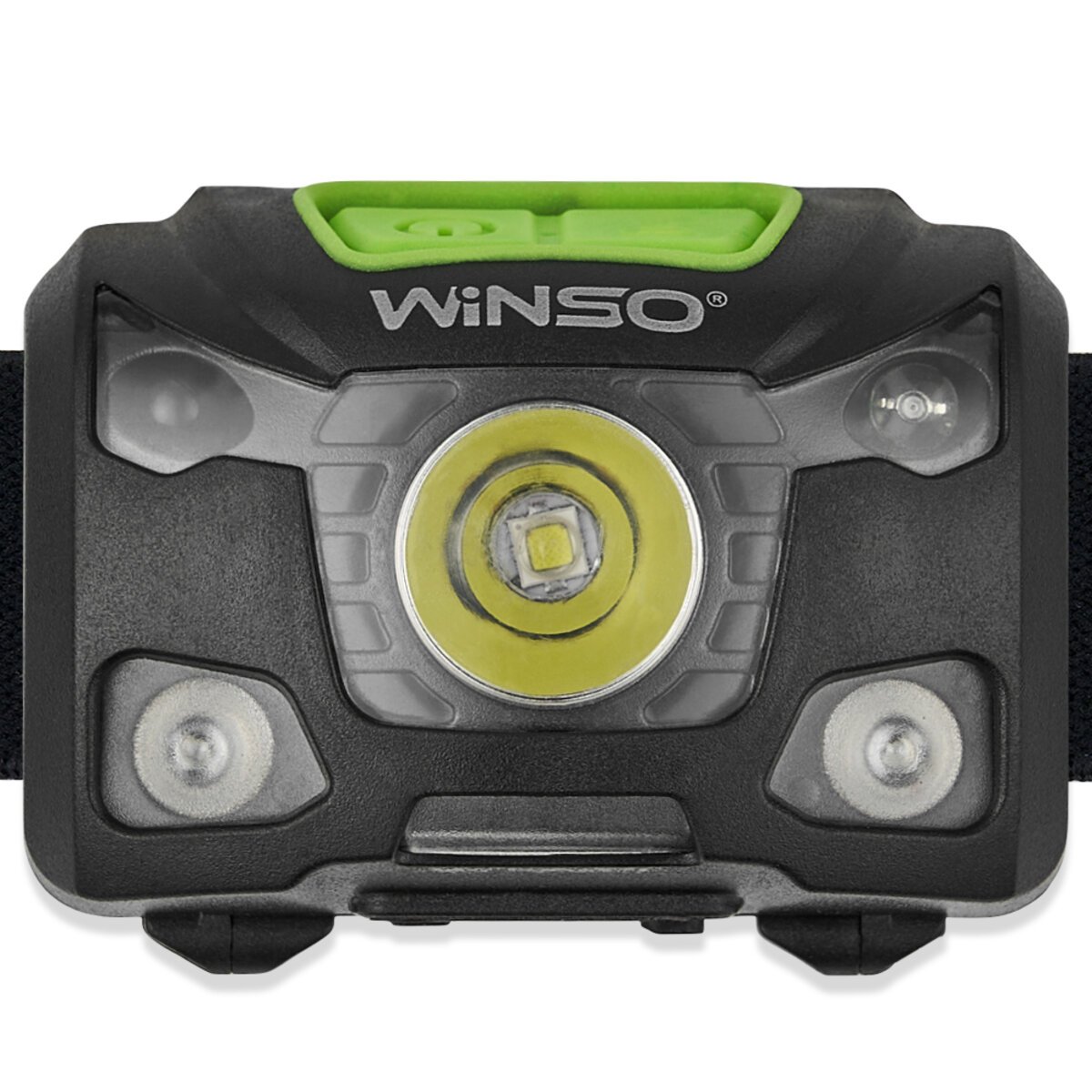 Ліхтар налобний Winso Pro 250Lm, 5W XPG, 1200mAh/3xAAA (в комплекті), з сенсором білий/червоний (751200) дивитися фото №2