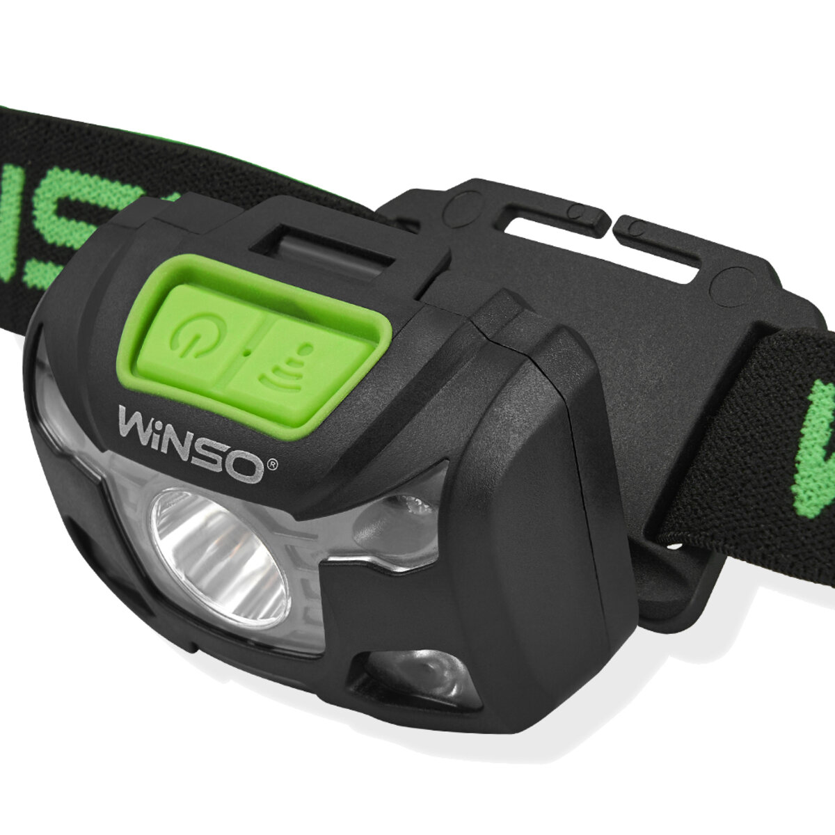 Ліхтар налобний Winso Pro 250Lm, 5W XPG, 1200mAh/3xAAA (в комплекті), з сенсором білий/червоний (751200) дивитися фото №4