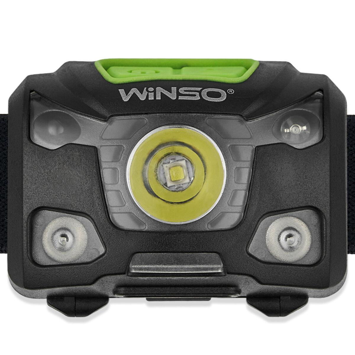 Ліхтар налобний Winso 250Lm, 5W XPG, 1200mAh/3xAAA, з сенсором білий/червоний (751220) дивитися фото №2