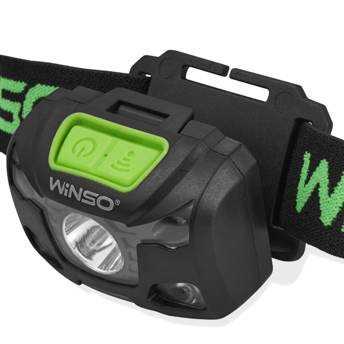 Ліхтар налобний Winso 250Lm, 5W XPG, 1200mAh/3xAAA, з сенсором білий/червоний (751220) дивитися фото №4