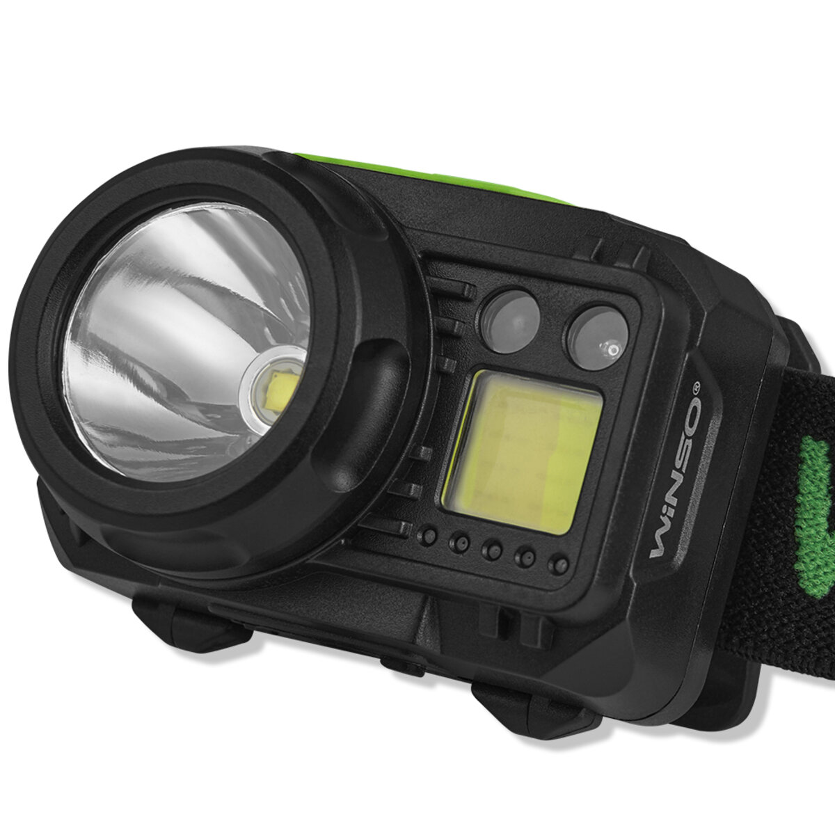 Ліхтар налобний Winso Pro 650Lm, 3W CREE XPG+COB, 1200mAh/3xAAA, з сенсором білий/червоний (751420) дивитися фото №3