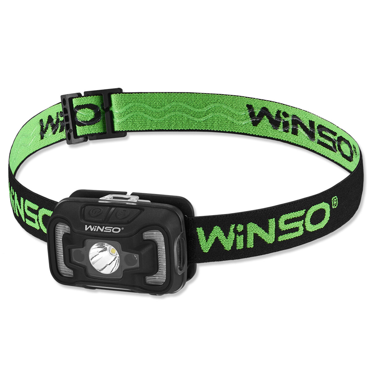 Ліхтар налобний Winso 260Lm, 5W CREE XTE+COB, 3xAAA, з сенсором білий/червоний (750400) дивитися фото №1