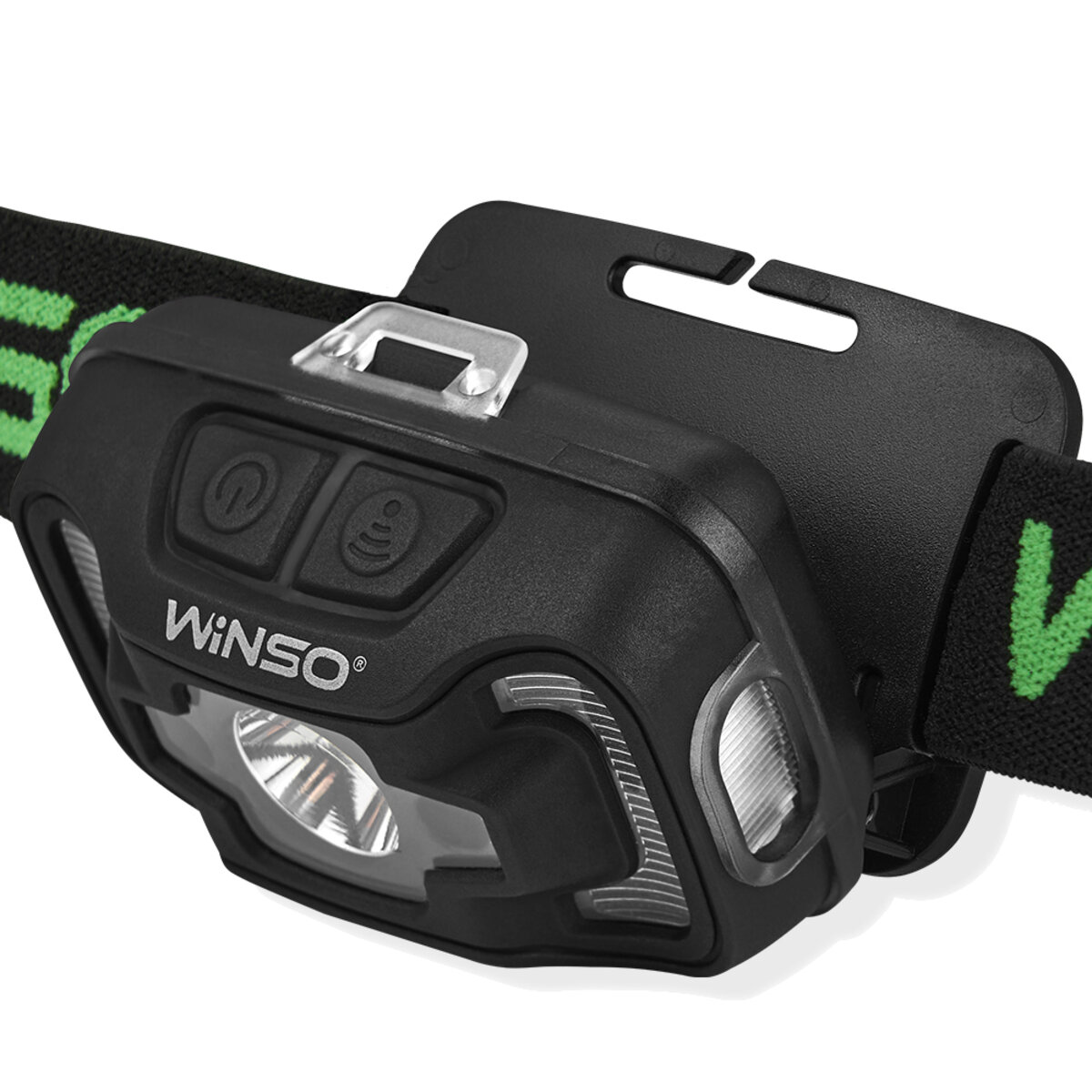 Ліхтар налобний Winso 260Lm, 5W CREE XTE+COB, 3xAAA, з сенсором білий/червоний (750400) дивитися фото №4