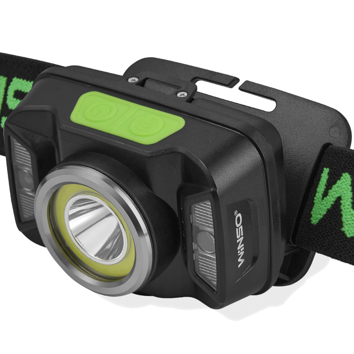 Ліхтар налобний Winso 380Lm, 5W CREE XTE+COB, 1800mAh, з сенсором білий/червоний (750720) дивитися фото №4