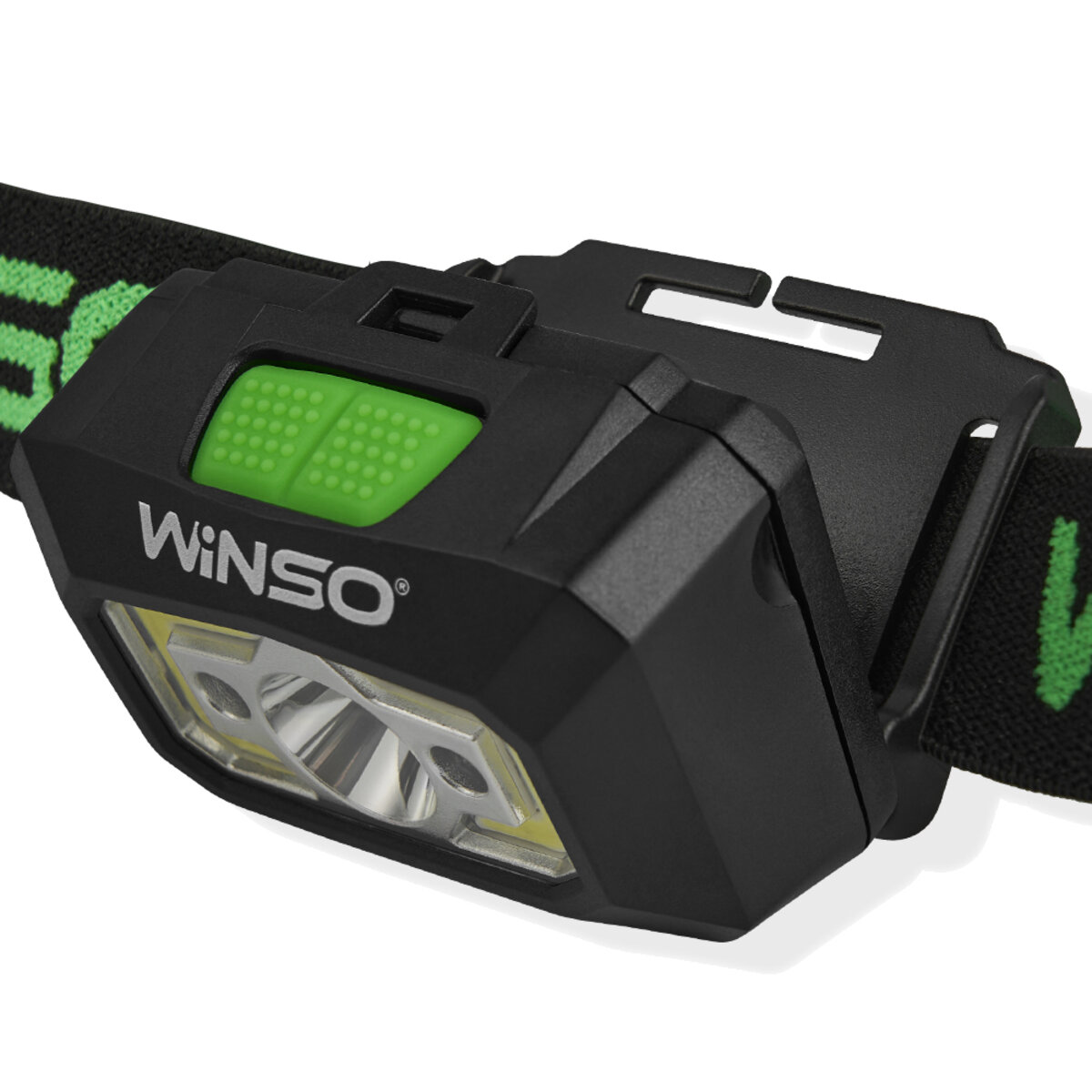 Ліхтар налобний Winso 200Lm, 3W XPE+ COB, 1200mAh з сенсором білий/червоний (750300) дивитися фото №4