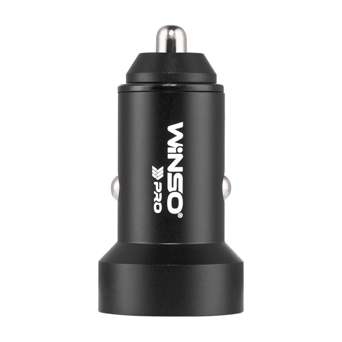 Автомобільний зарядний пристрій Winso PRO 48W 1xUSB-C+1xUSB-A, display, metal (223348) дивитися фото №5