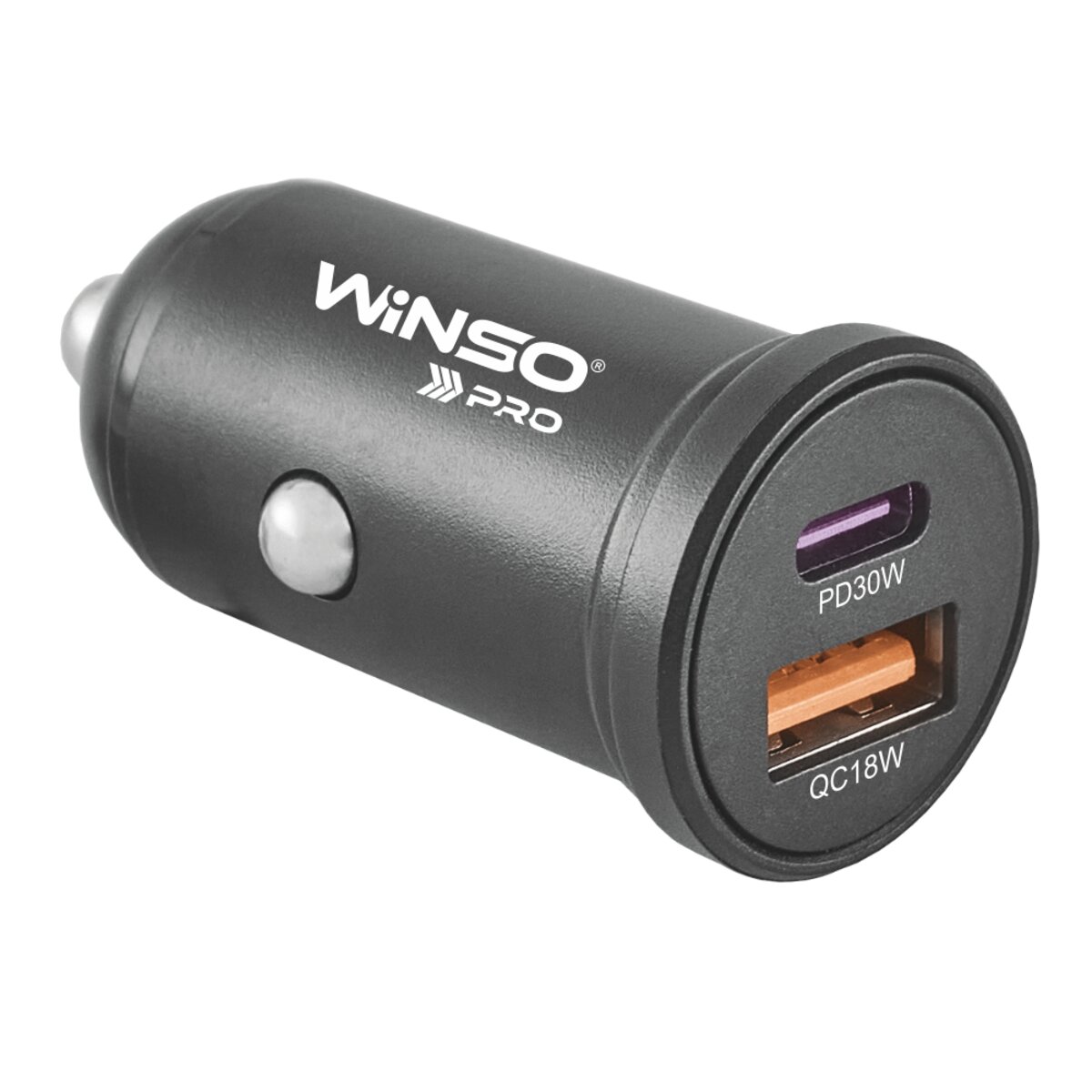 Автомобільний зарядний пристрій Winso PRO 48W 1xUSB-C+1xUSB-A (223148) дивитися фото №1