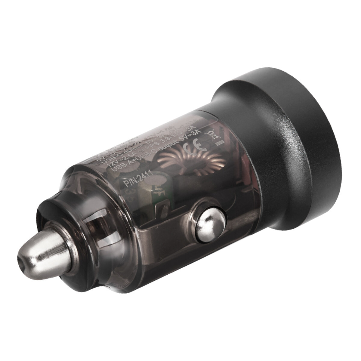 Автомобільний зарядний пристрій Winso PRO 30W 1xUSB-C+1xUSB-A (223230) дивитися фото №3