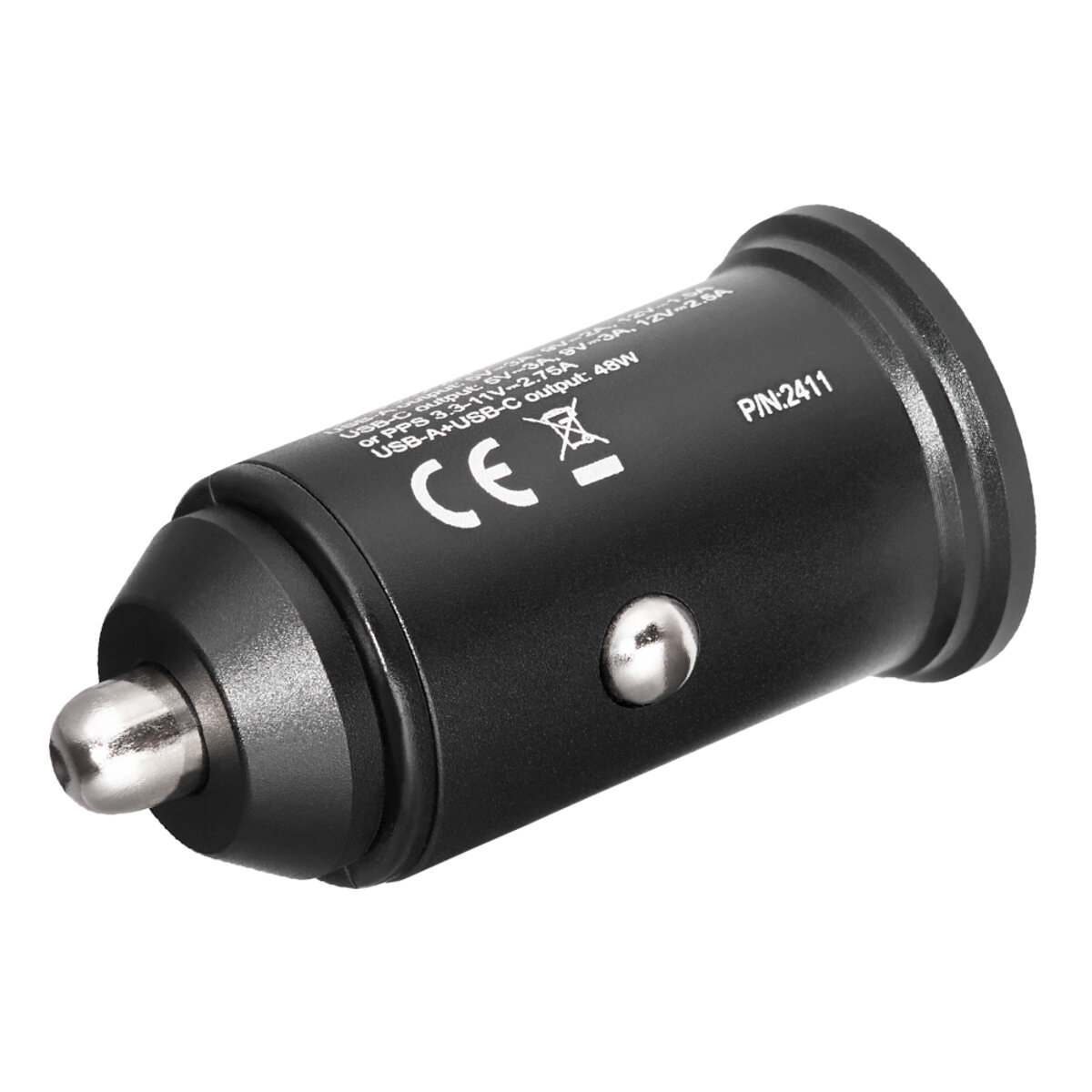 Автомобільний зарядний пристрій Winso PRO 48W 1xUSB-C+1xUSB-A, metal (223048) дивитися фото №3