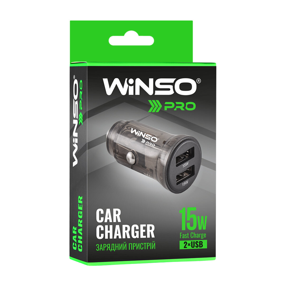 Автомобільний зарядний пристрій Winso PRO 15W 2xUSB-A (223015) дивитися фото №5