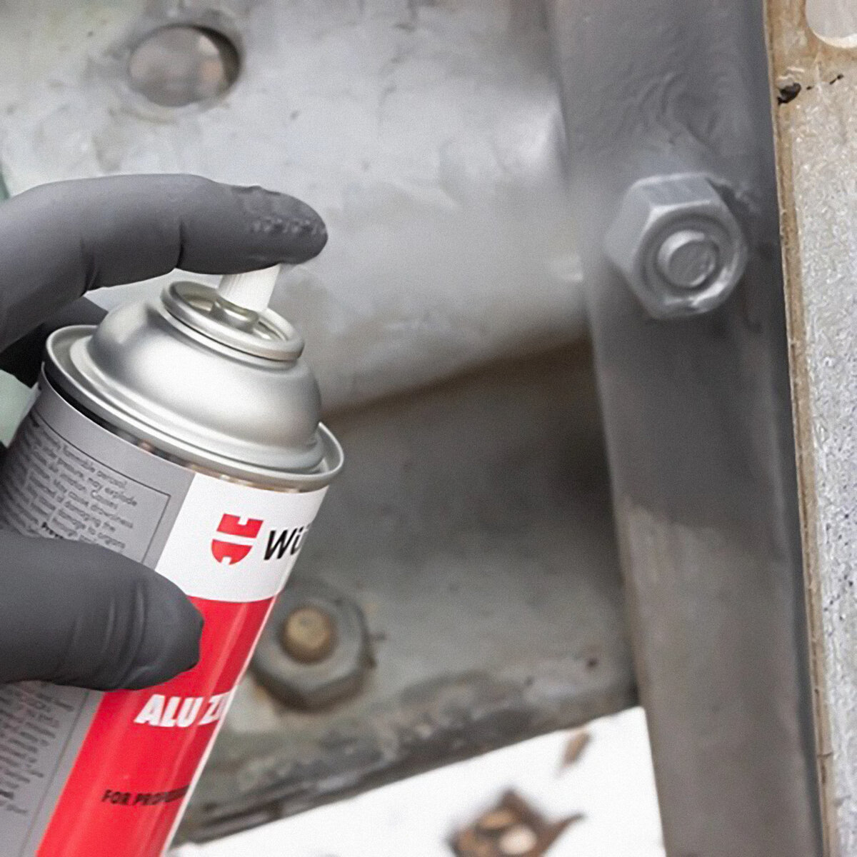 Цинк-спрей Wurth для металевих поверхонь світлий 400мл (893113114) дивитися фото №3