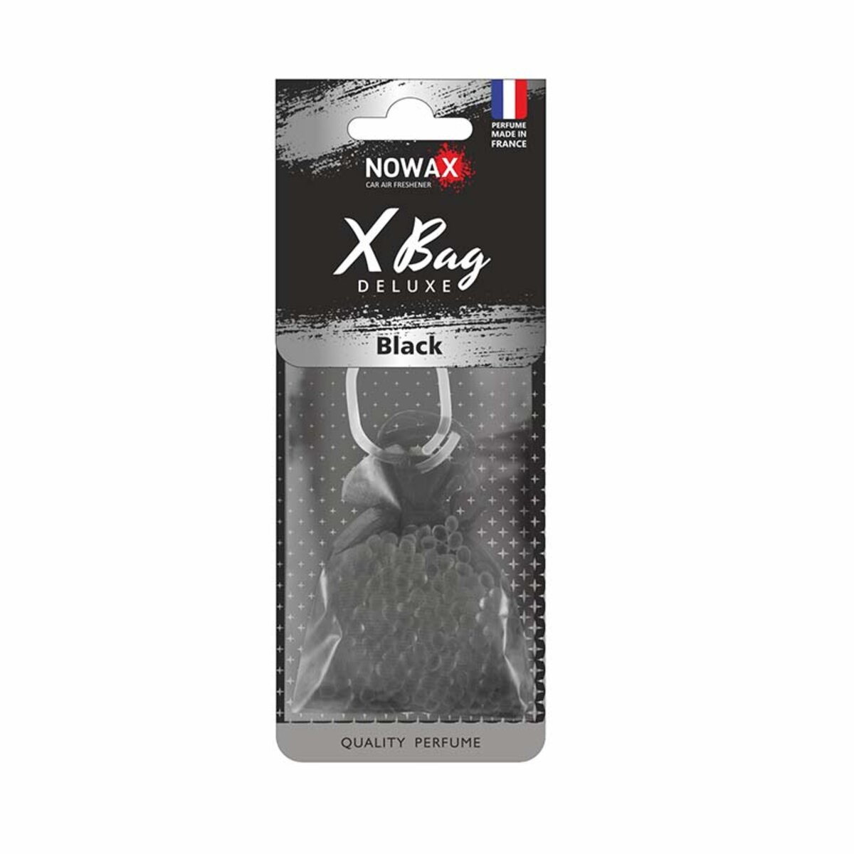 Автомобільний Ароматизатор Nowax X Bag Delux Black сухий (NX07585) | Аромат: Парфуми дивитися фото №1