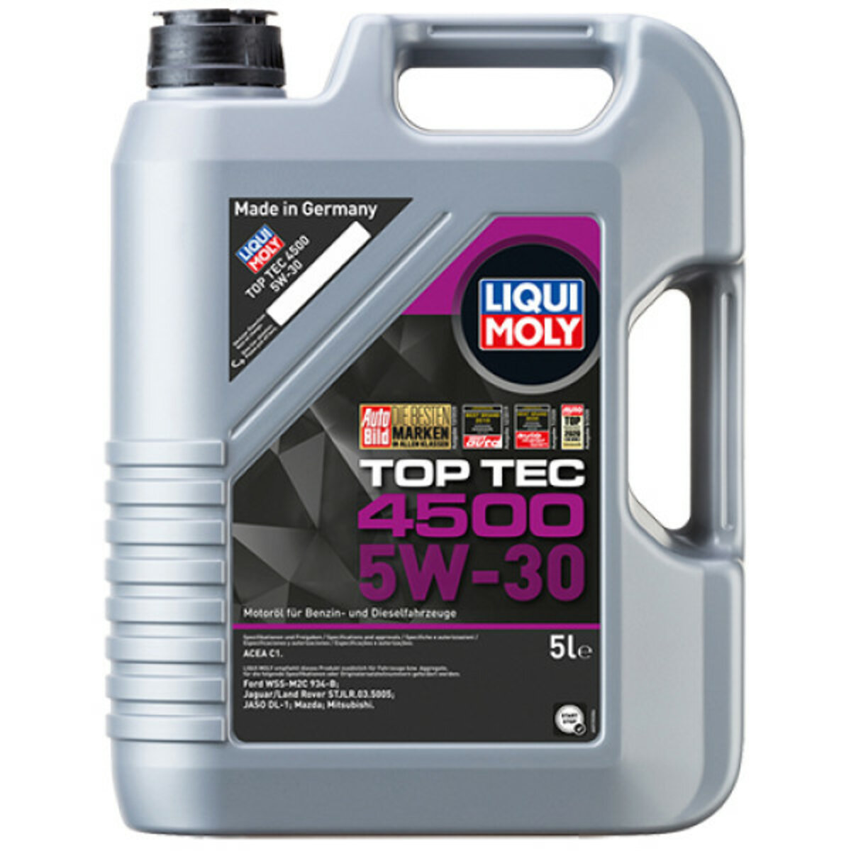 Моторне масло Liqui Moly Top Tec 4500 5W-30 5л (2318) дивитися фото №1