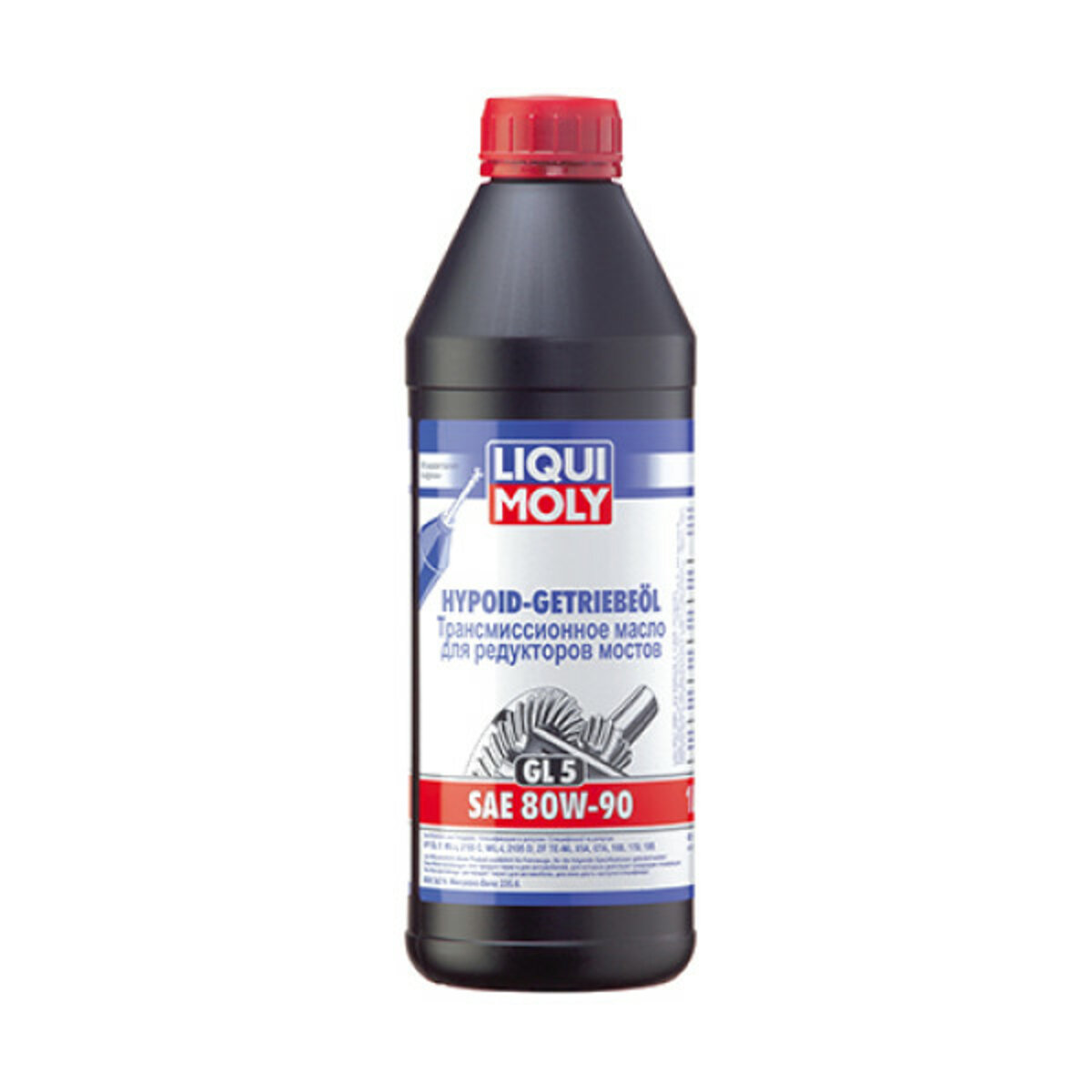 Трансмісійне масло Liqui Moly Hypoid-Getriebeoil SAE 80W-90 GL5 1л (4406) дивитися фото №1