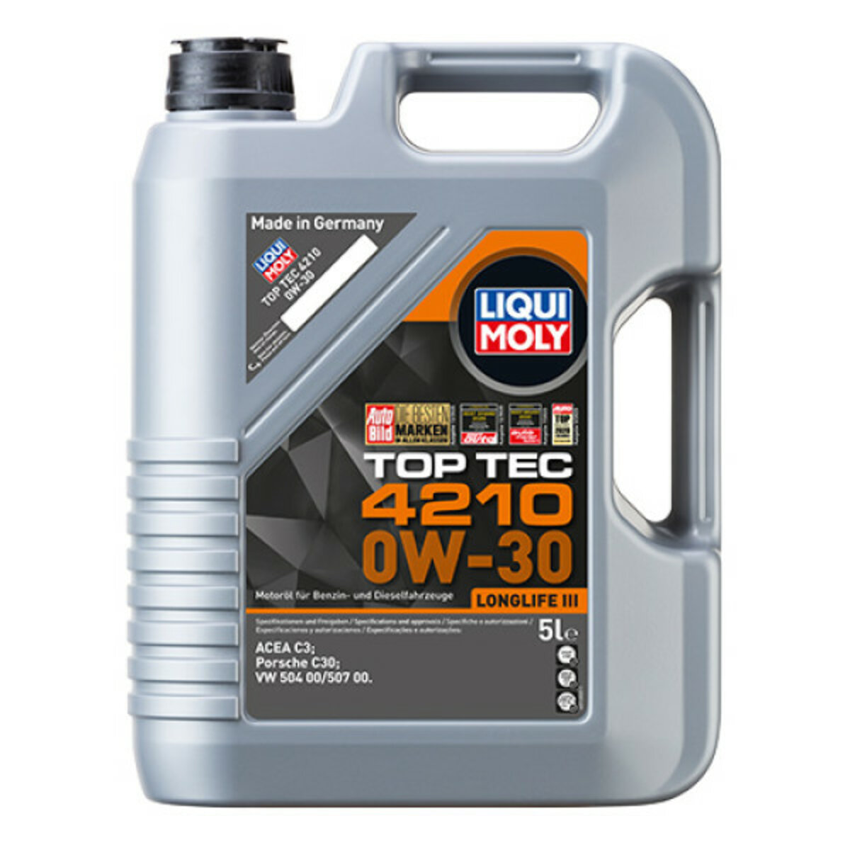 Моторне масло Liqui Moly Top Tec 4210 0W-30 5л (21605) дивитися фото №1