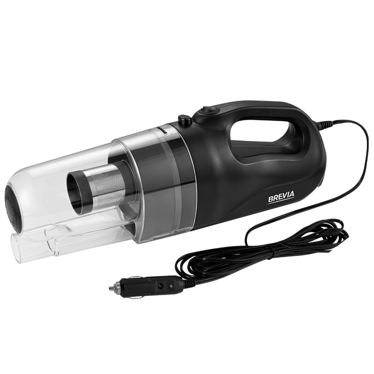 Пилосос автомобільний Brevia 150Вт 4.5кПа від прикурювача сірий (30200CB) дивитися фото №1