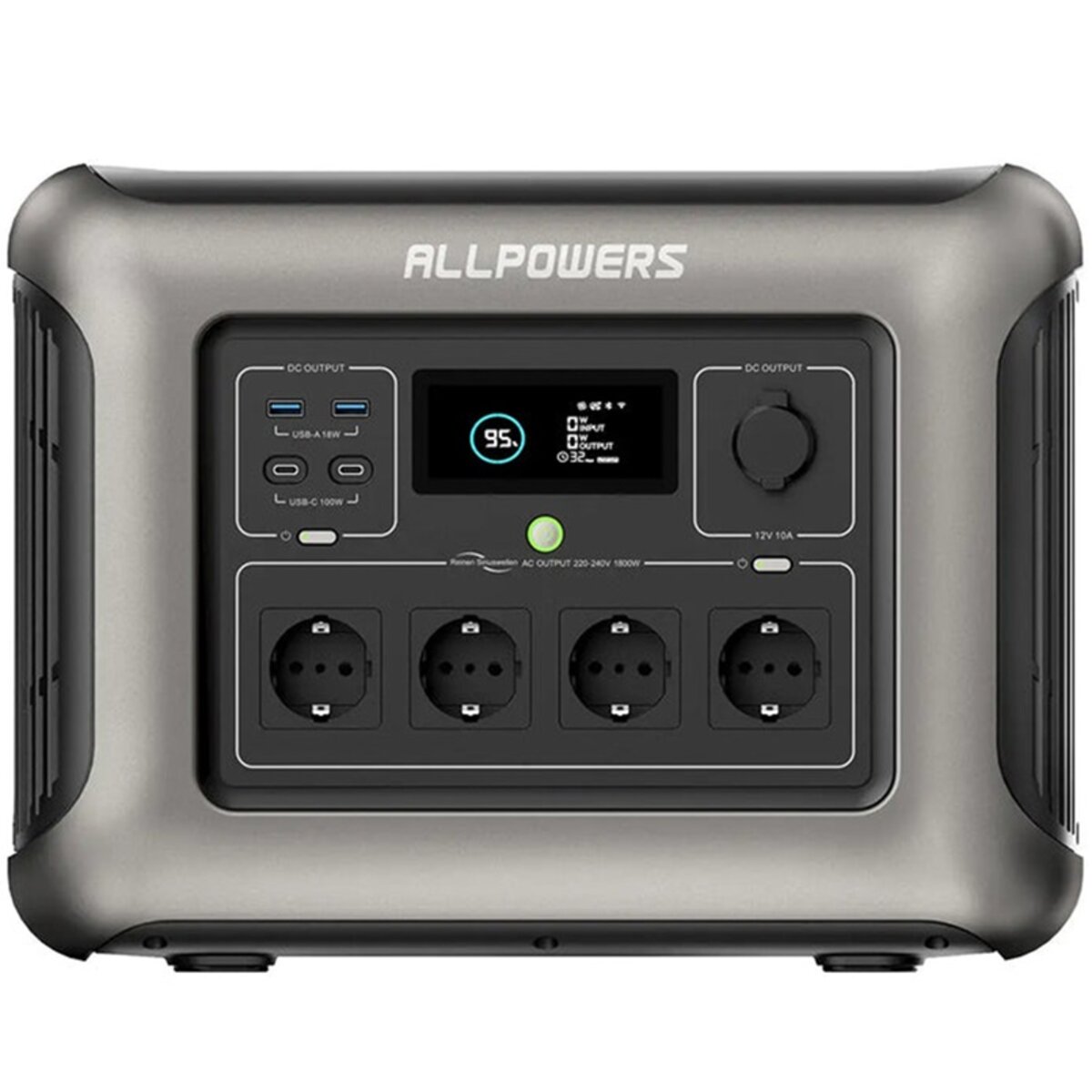 Портативна зарядна станція AllPowers R1500 Lite 1600Вт LiFePO4 (R1500-LITE) дивитися фото №3