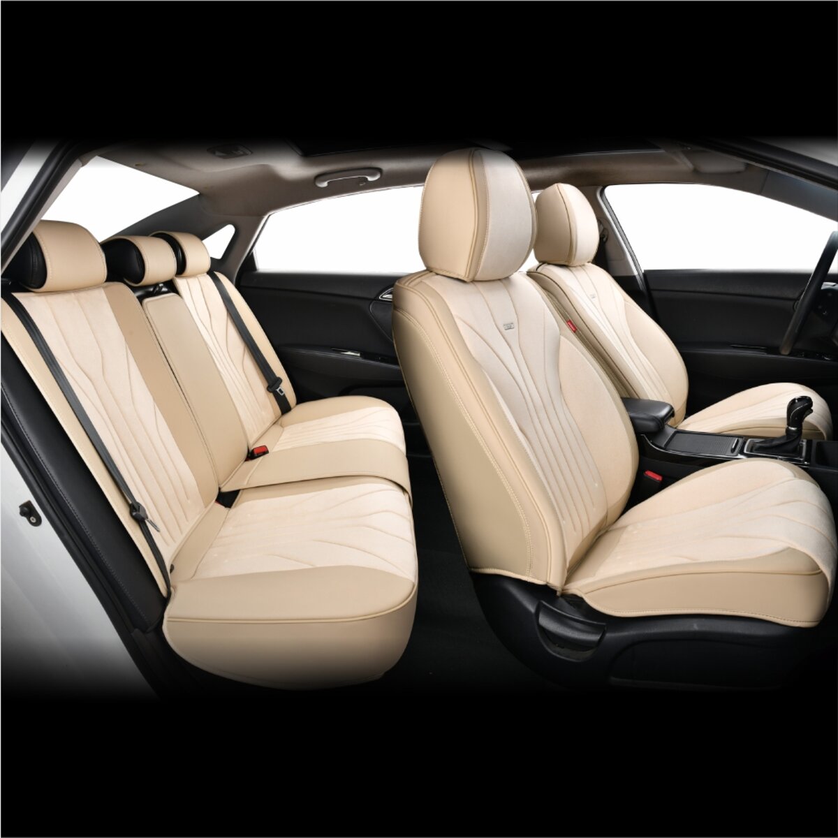 Комплект, 5D чохли для сидінь Beltex Sierra, beige (BX90500) дивитися фото №2